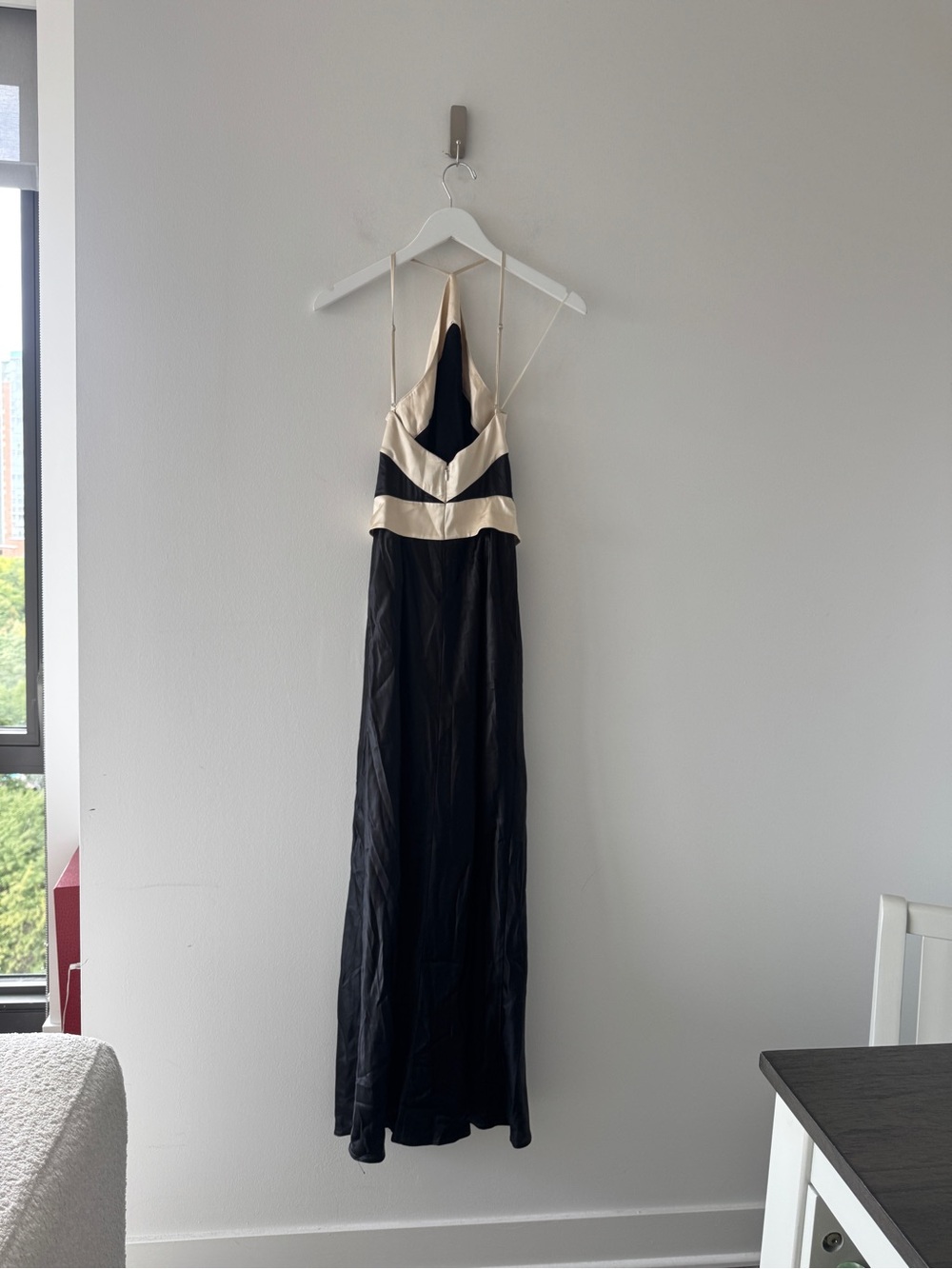 REFORMATION Jillian Silk Dress in Black - Picture 3 of 7